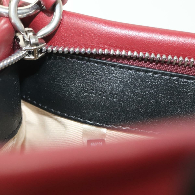 【日本直送】Chloe 皮革雙肩包 波爾多紅 金 銀色 正品 bs29200-11