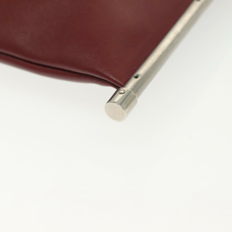 【日本直送】Chloe 皮革雙肩包 波爾多紅 金 銀色 正品 bs29200-17