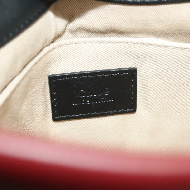 【日本直送】Chloe 皮革雙肩包 波爾多紅 金 銀色 正品 bs29200-19