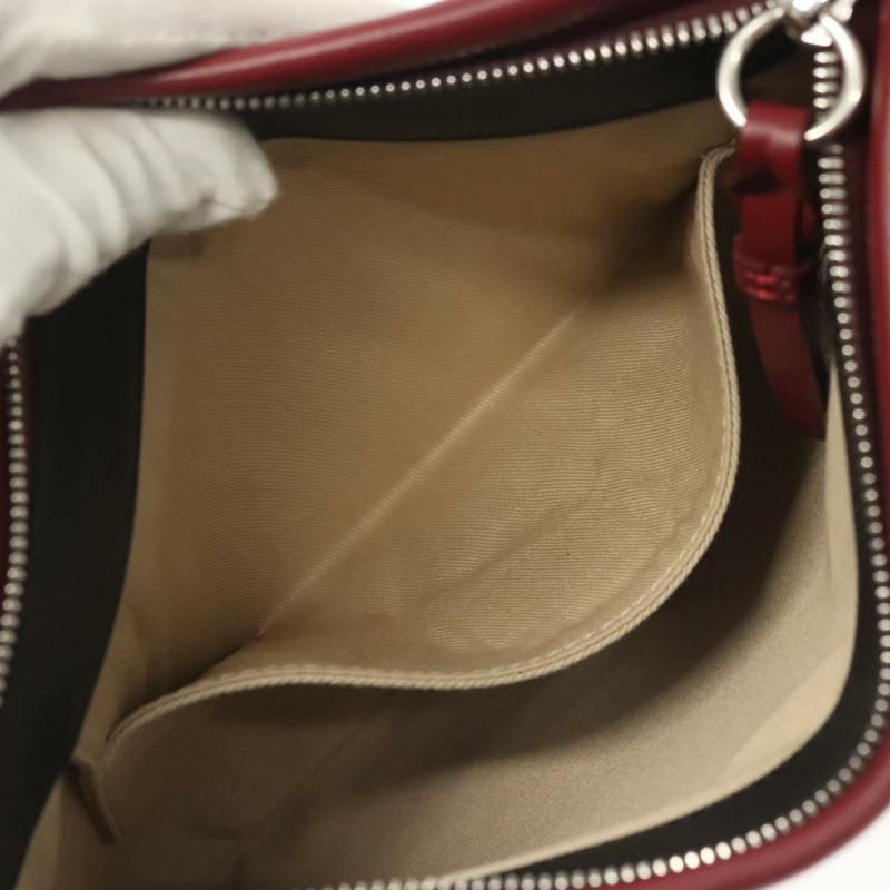 【日本直送】Chloe 皮革雙肩包 波爾多紅 金 銀色 正品 bs29200-22