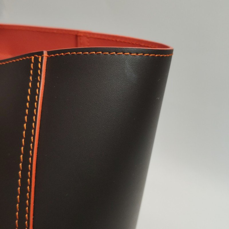 Loewe Leo牛皮鏤空Logo子母包手提包-11