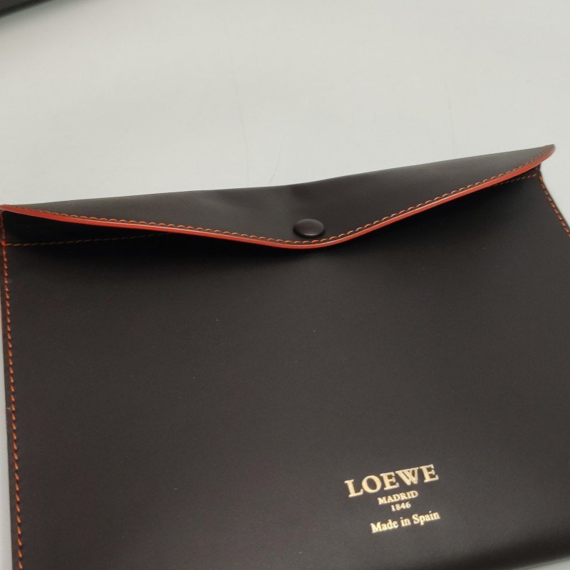 Loewe Leo牛皮鏤空Logo子母包手提包-18