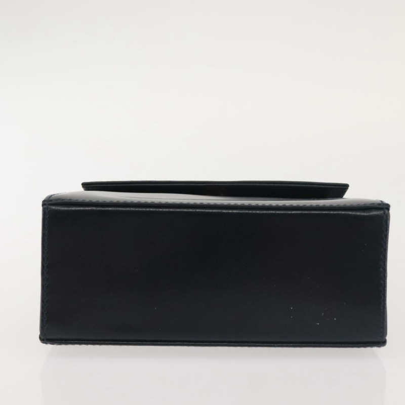 【日本直送】Salvatore Ferragamo Vala 手提包 皮革 海軍藍 金色 正品 142756-4