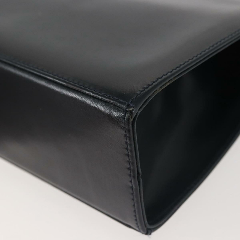 【日本直送】Salvatore Ferragamo Vala 手提包 皮革 海軍藍 金色 正品 142756-16