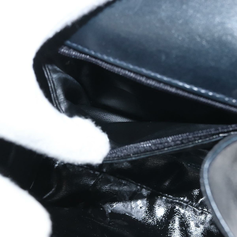 【日本直送】Salvatore Ferragamo Vala 手提包 皮革 海軍藍 金色 正品 142756-19