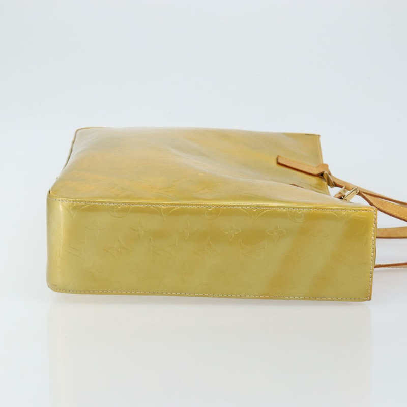 【日本直送】路易威登 Monogram Vernis Columbus 灰色手提包 M91028 LV Auth 142612-2