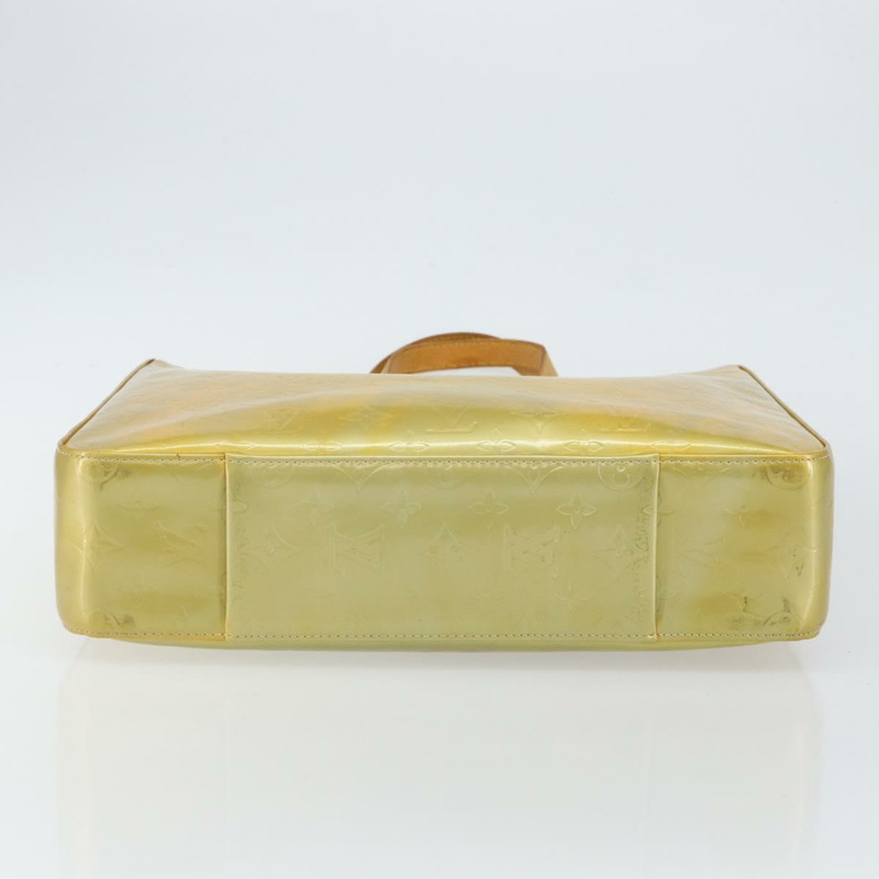 【日本直送】路易威登 Monogram Vernis Columbus 灰色手提包 M91028 LV Auth 142612-4