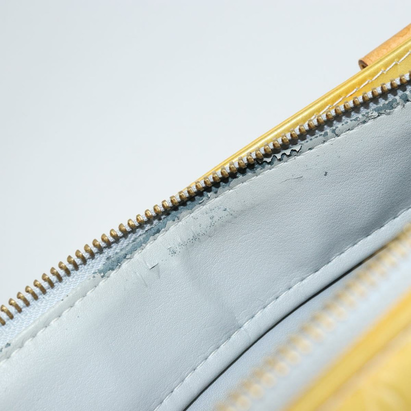 【日本直送】路易威登 Monogram Vernis Columbus 灰色手提包 M91028 LV Auth 142612-9