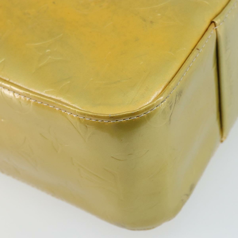 【日本直送】路易威登 Monogram Vernis Columbus 灰色手提包 M91028 LV Auth 142612-15