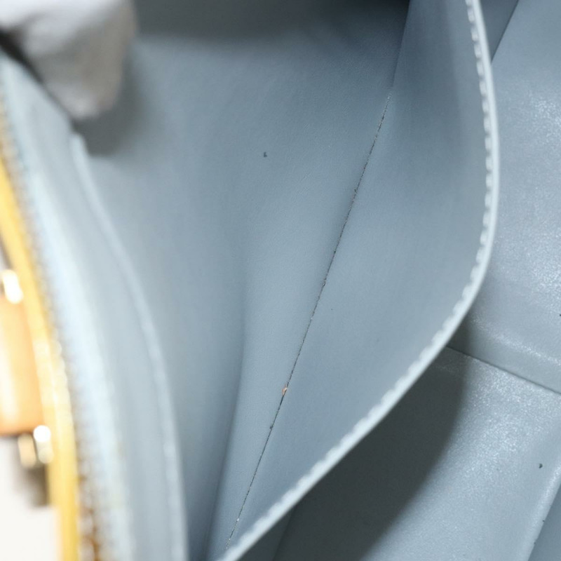 【日本直送】路易威登 Monogram Vernis Columbus 灰色手提包 M91028 LV Auth 142612-22