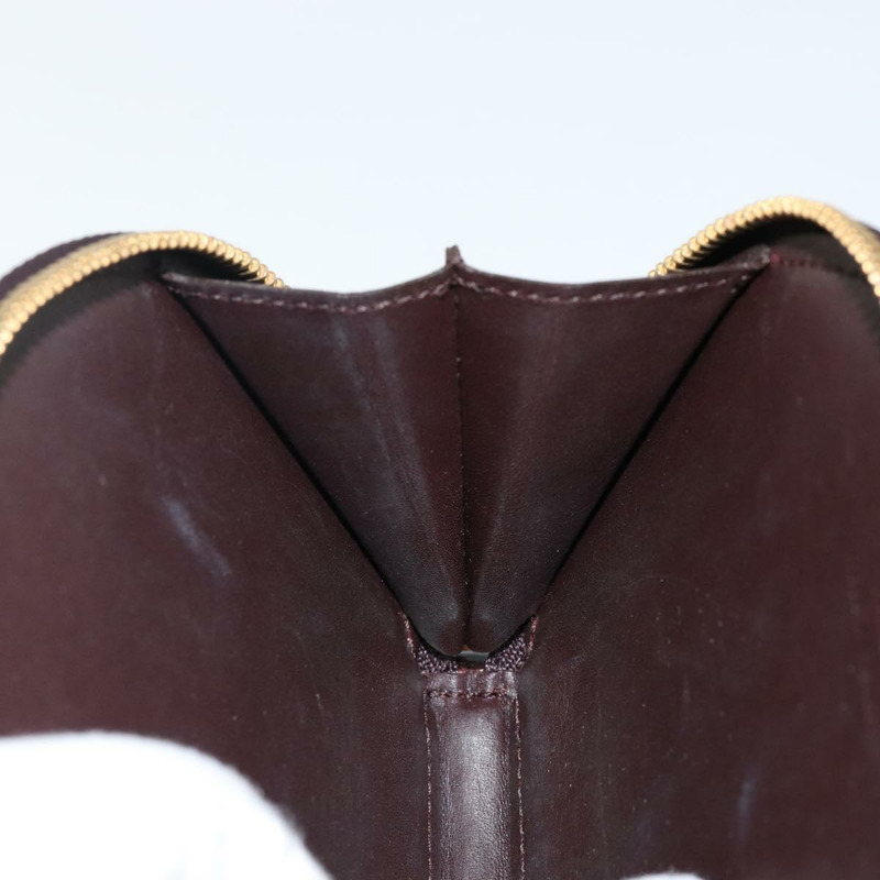 【日本直送】路易威登 Vernis Porte Monnaie 淡褐色零錢包 Amarante M91386 正品 142760-18