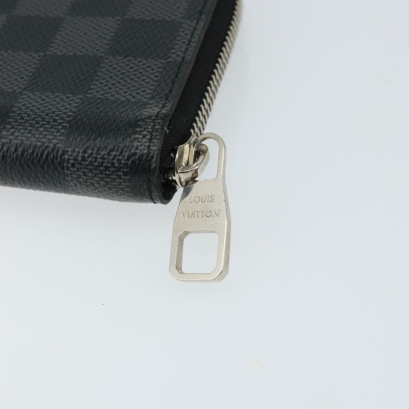 【日本直送】路易威登 Damier Graphite Zippy 錢包筆電 N63095 LV Auth 140764-7