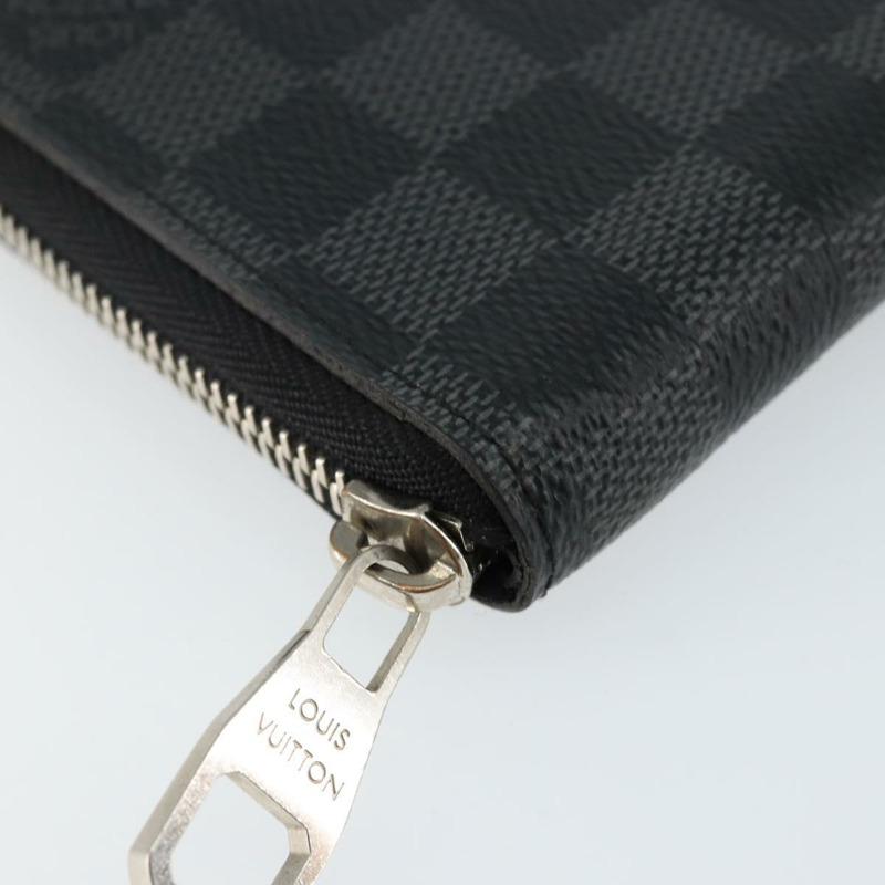 【日本直送】路易威登 Damier Graphite Zippy 錢包筆電 N63095 LV Auth 140764-13
