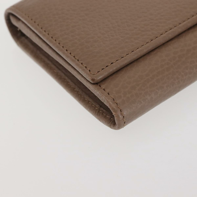 【日本直送】GUCCI GG Marmont 長版皮夾 皮革 淺棕色 456116 正品 142697-13