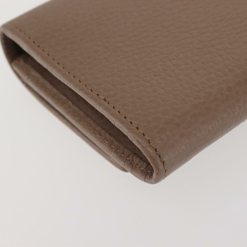 【日本直送】GUCCI GG Marmont 長版皮夾 皮革 淺棕色 456116 正品 142697-15