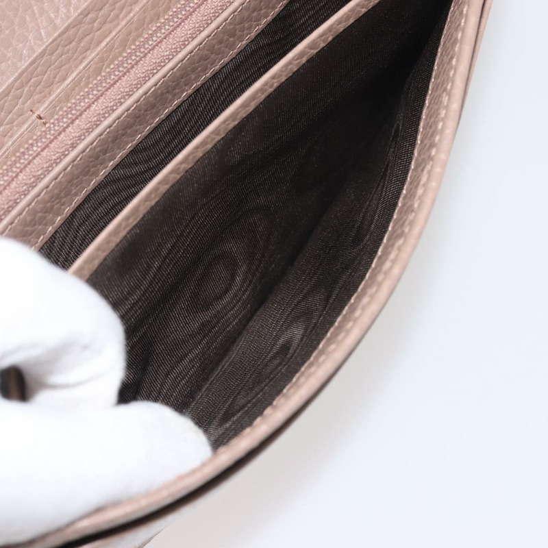 【日本直送】GUCCI GG Marmont 長版皮夾 皮革 淺棕色 456116 正品 142697-20