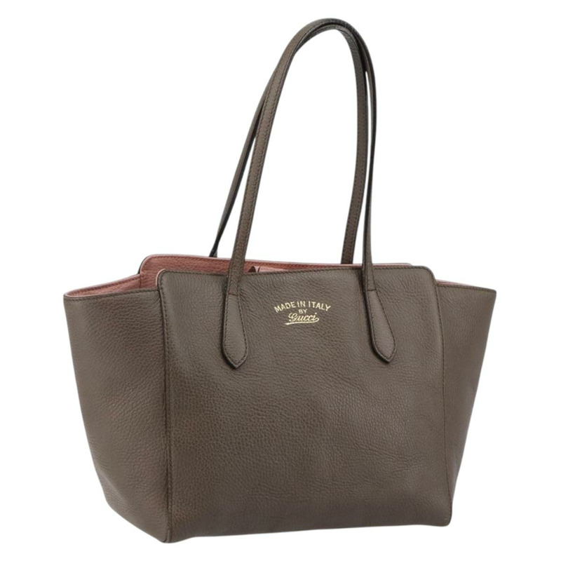 【日本直送】GUCCI 手提包 皮革 金灰色 354408 正品 hk2995-0