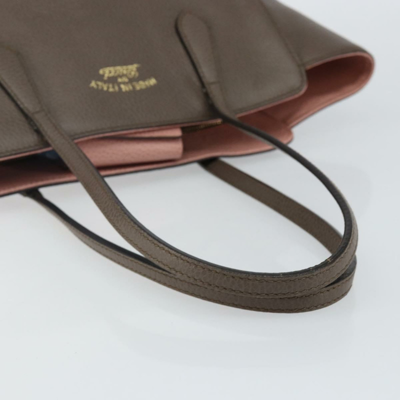 【日本直送】GUCCI 手提包 皮革 金灰色 354408 正品 hk2995-6