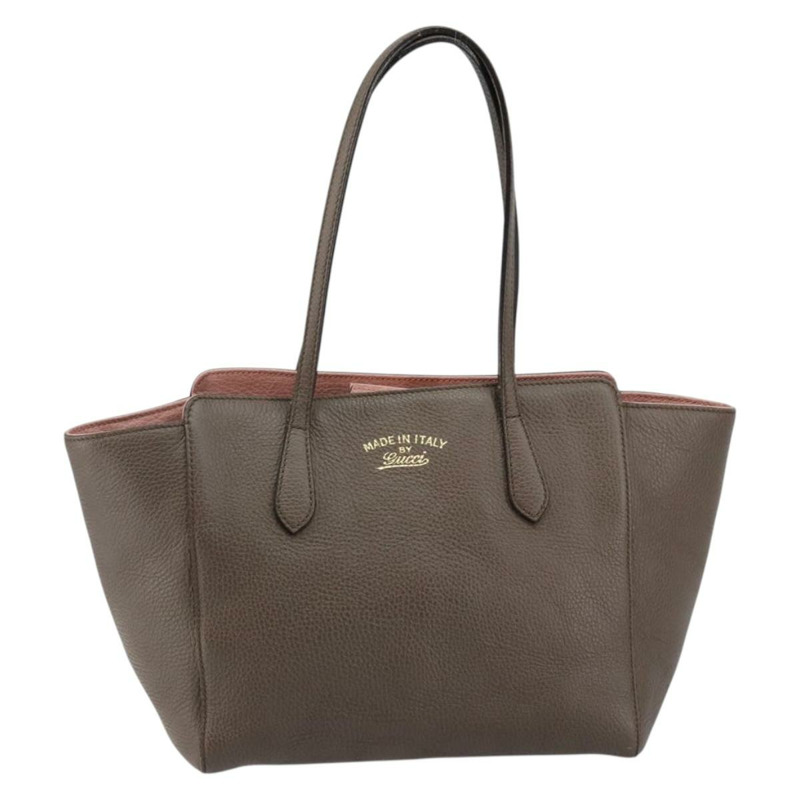 【日本直送】GUCCI 手提包 皮革 金灰色 354408 正品 hk2995-12