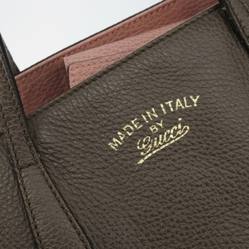 【日本直送】GUCCI 手提包 皮革 金灰色 354408 正品 hk2995-16