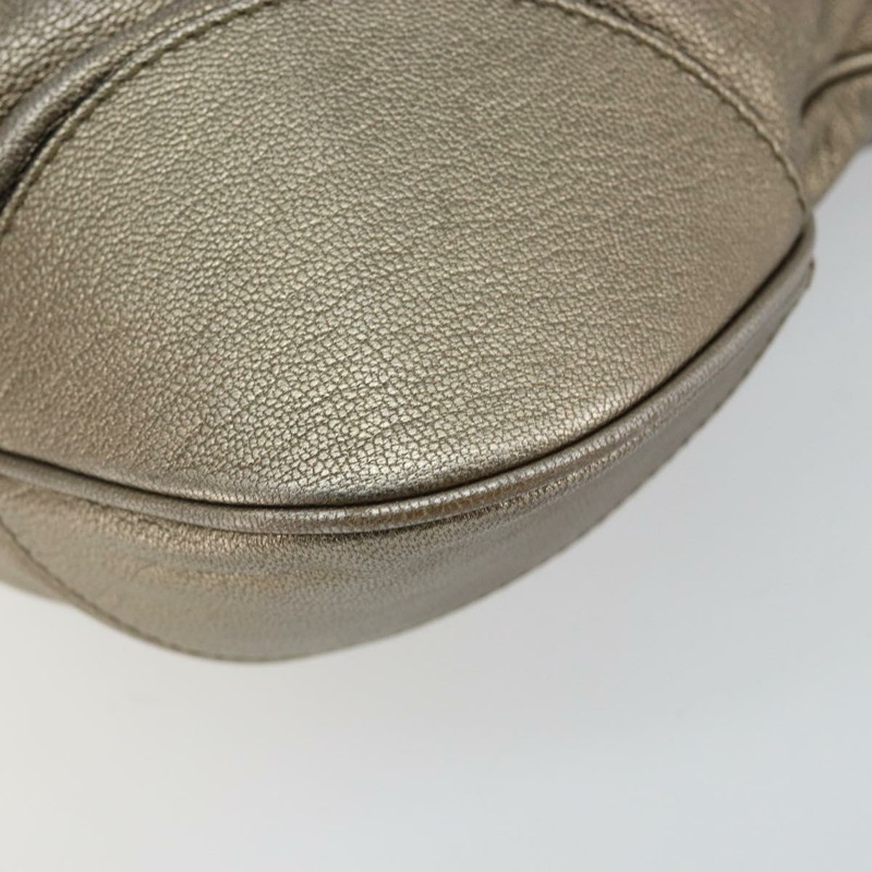 【日本直送】Salvatore Ferragamo Gancini 手提包 皮革 香檳金 正品 hk2984-14