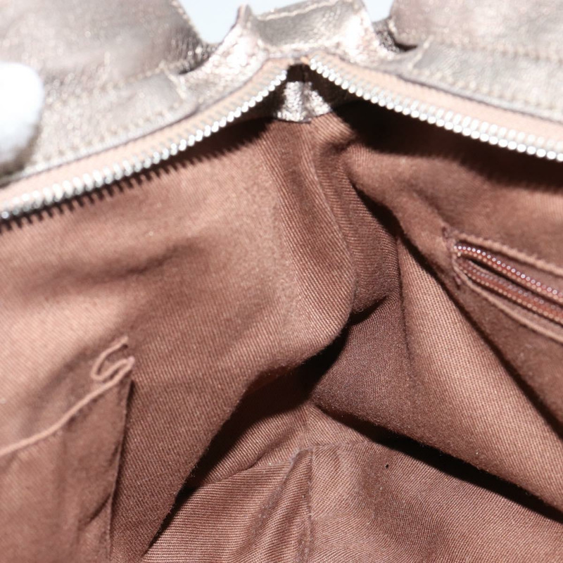 【日本直送】Salvatore Ferragamo Gancini 手提包 皮革 香檳金 正品 hk2984-19