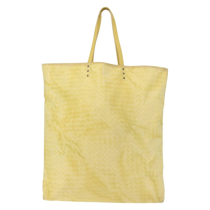 【日本直送】BOTTEGA VENETA 托特包 尼龍 銀色 Auth hk3004-1