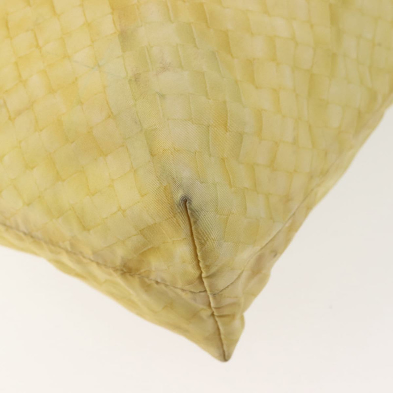 【日本直送】BOTTEGA VENETA 托特包 尼龍 銀色 Auth hk3004-14