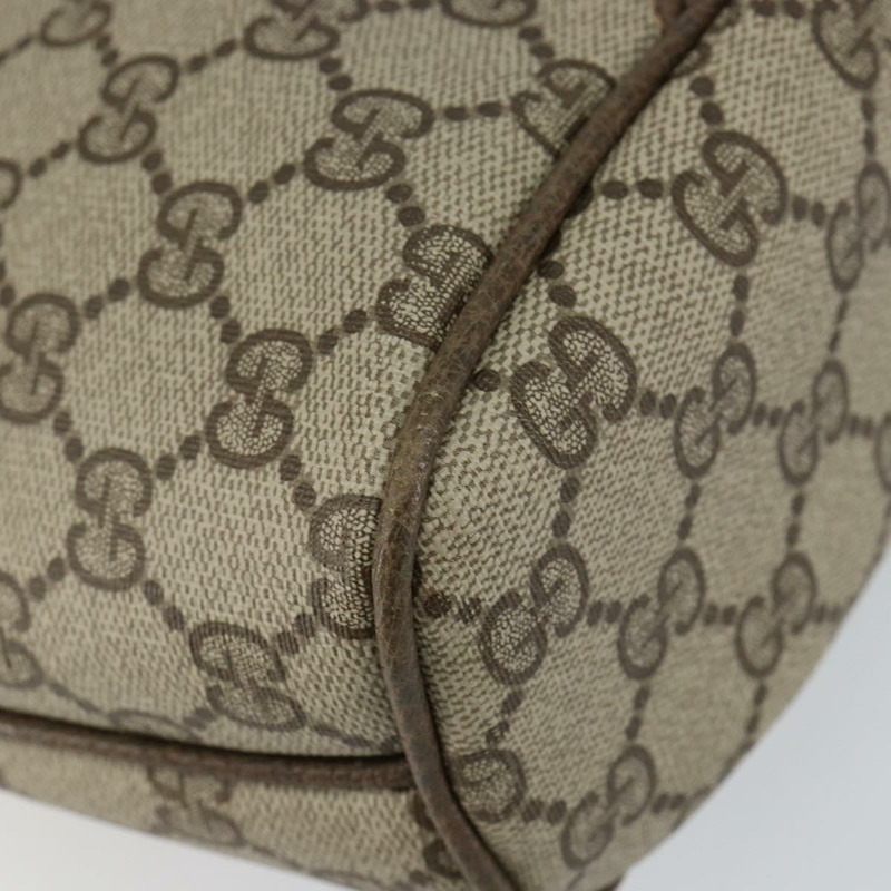 【日本直送】GUCCI GG Supreme 單肩包 PVC 米色 金色 正品 hk2992-13