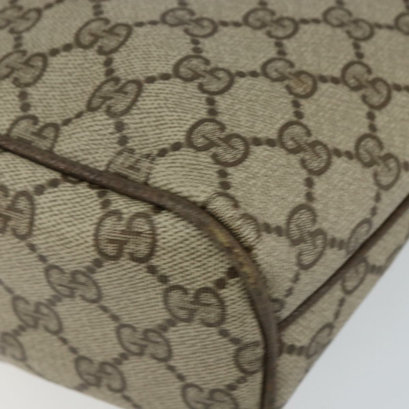 【日本直送】GUCCI GG Supreme 單肩包 PVC 米色 金色 正品 hk2992-14