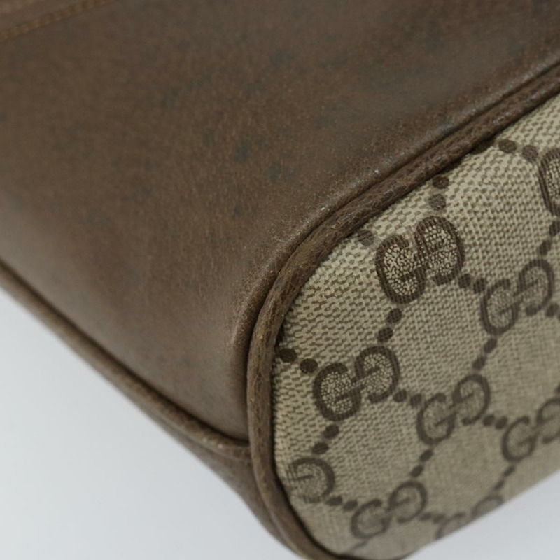 【日本直送】GUCCI GG Supreme 單肩包 PVC 米色 金色 正品 hk2992-15