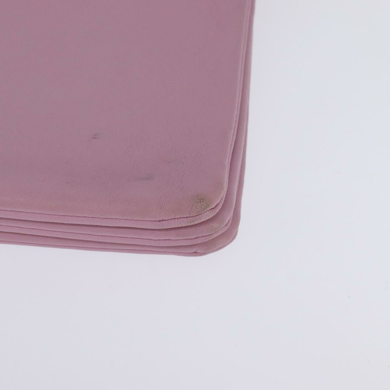 【日本直送】CELINE Trio 肩背包 皮革 粉紅色 金色 正品 hk2999-13