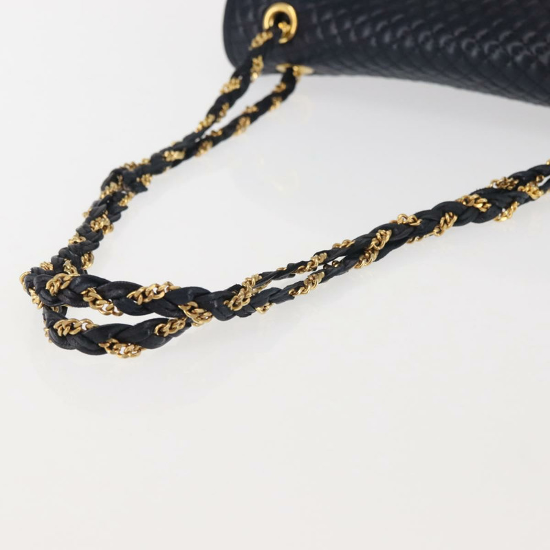 【日本直送】BALLY 鏈條單肩包 皮革 海軍藍 金色 正品 143089-6