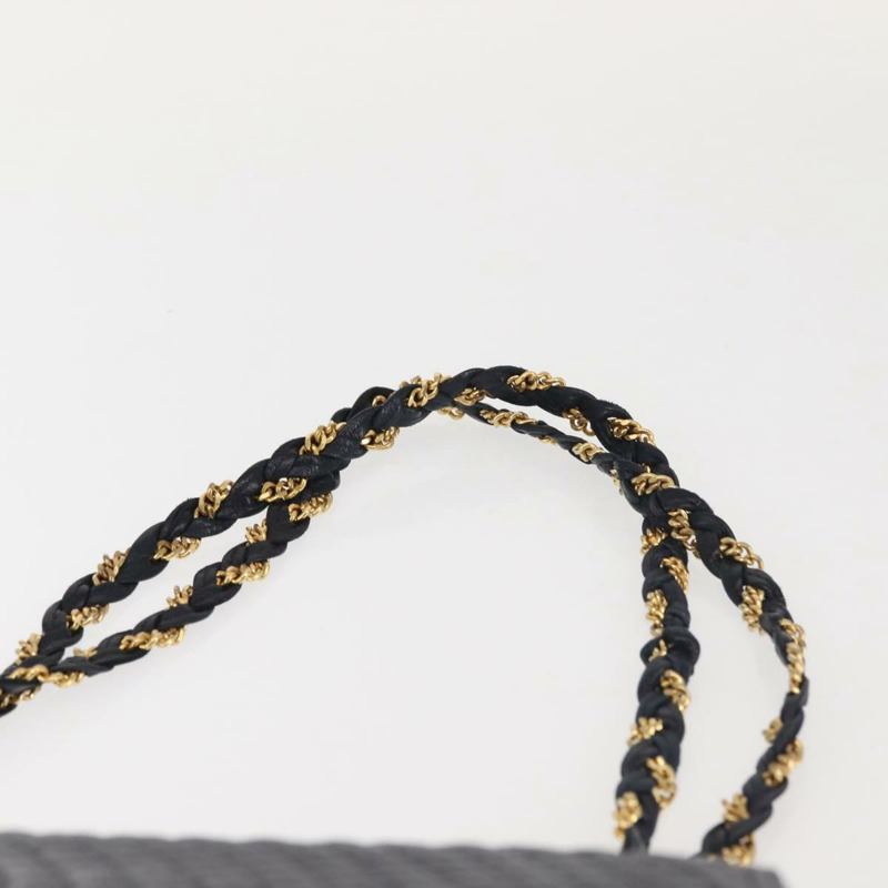 【日本直送】BALLY 鏈條單肩包 皮革 海軍藍 金色 正品 143089-7