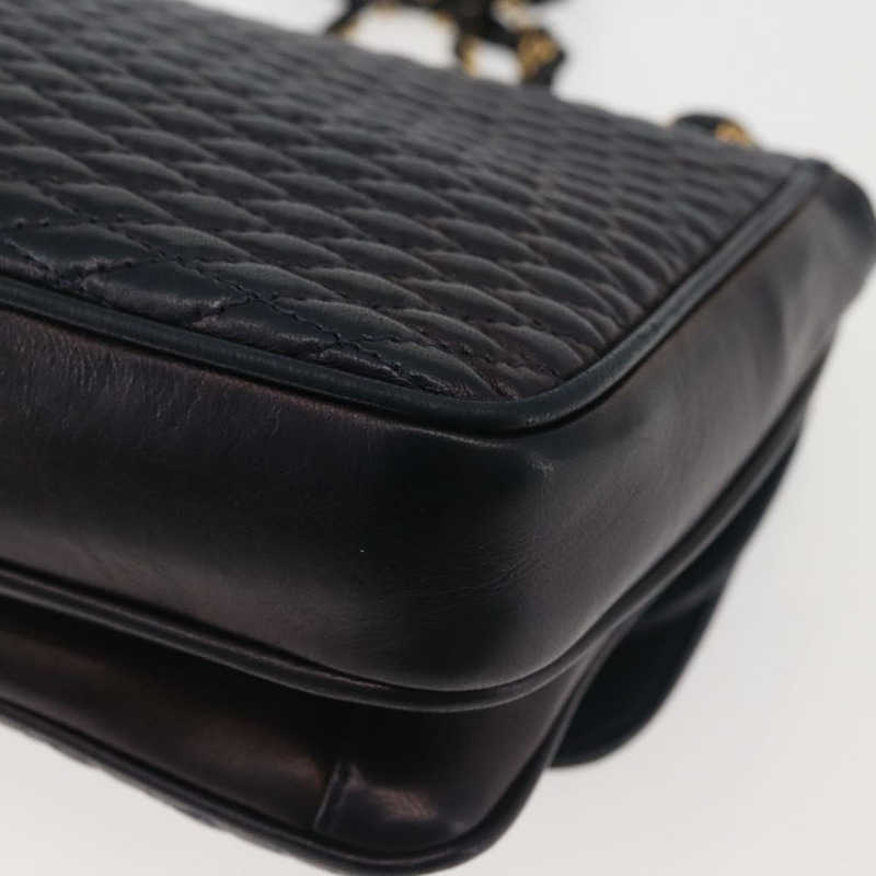 【日本直送】BALLY 鏈條單肩包 皮革 海軍藍 金色 正品 143089-15