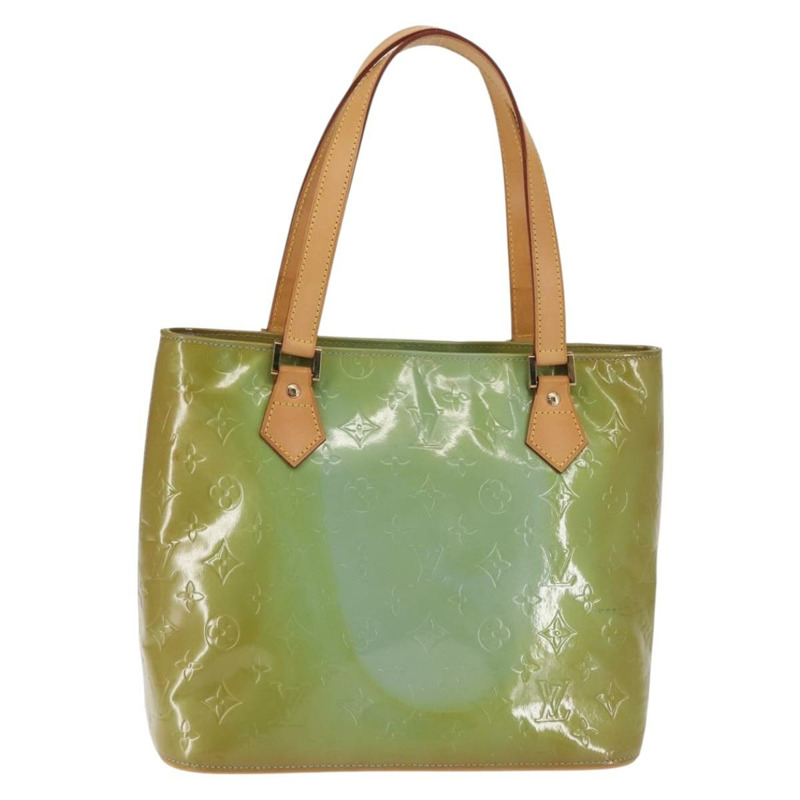 【日本直送】路易威登 Monogram Vernis Houston 手提包 淺藍色 M91005 LV 正品 143080-0