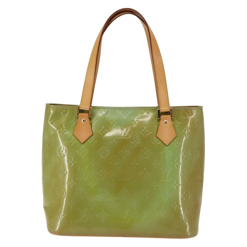 【日本直送】路易威登 Monogram Vernis Houston 手提包 淺藍色 M91005 LV 正品 143080-1