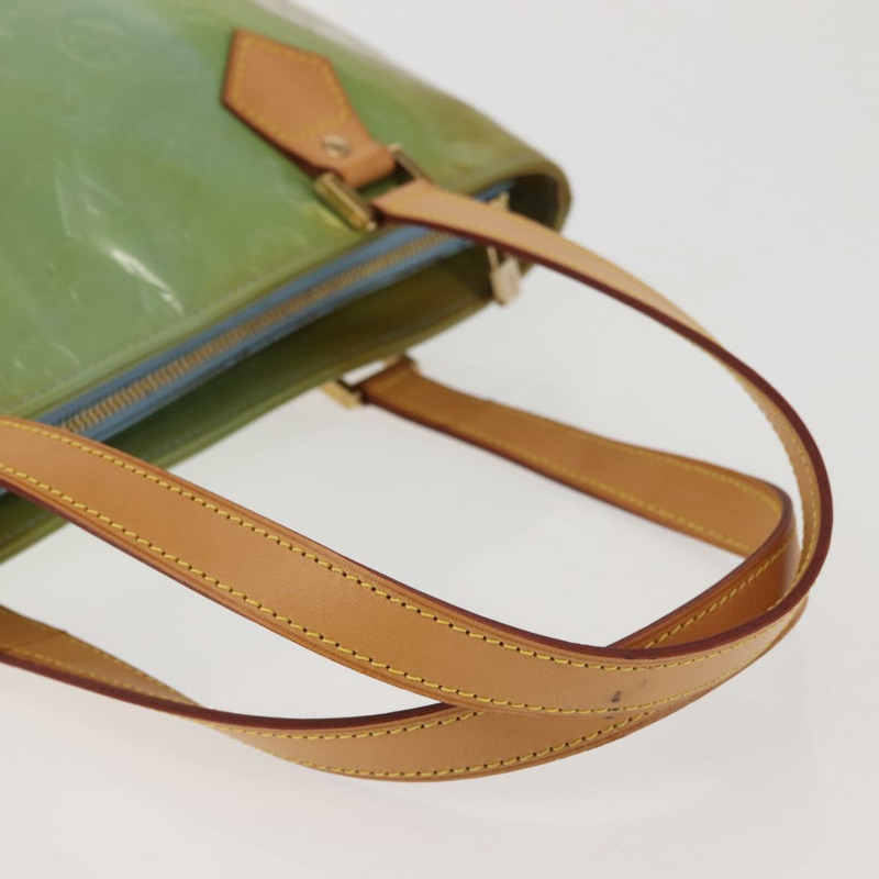 【日本直送】路易威登 Monogram Vernis Houston 手提包 淺藍色 M91005 LV 正品 143080-6