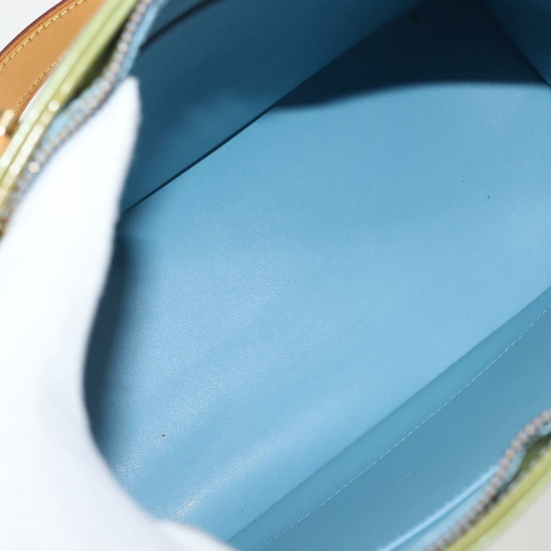 【日本直送】路易威登 Monogram Vernis Houston 手提包 淺藍色 M91005 LV 正品 143080-10