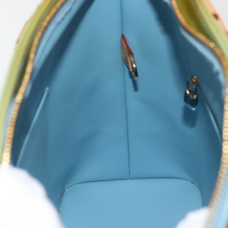 【日本直送】路易威登 Monogram Vernis Houston 手提包 淺藍色 M91005 LV 正品 143080-18