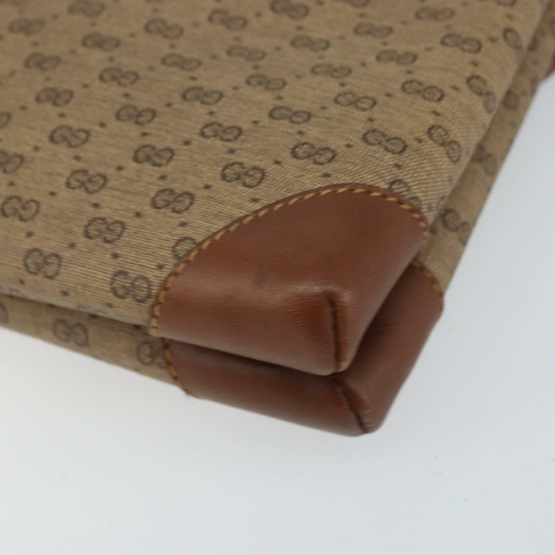 【日本直送】GUCCI Micro GG Supreme 單肩包 PVC 米色 金色 正品 143206-14