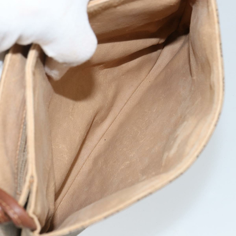 【日本直送】GUCCI Micro GG Supreme 單肩包 PVC 米色 金色 正品 143206-21