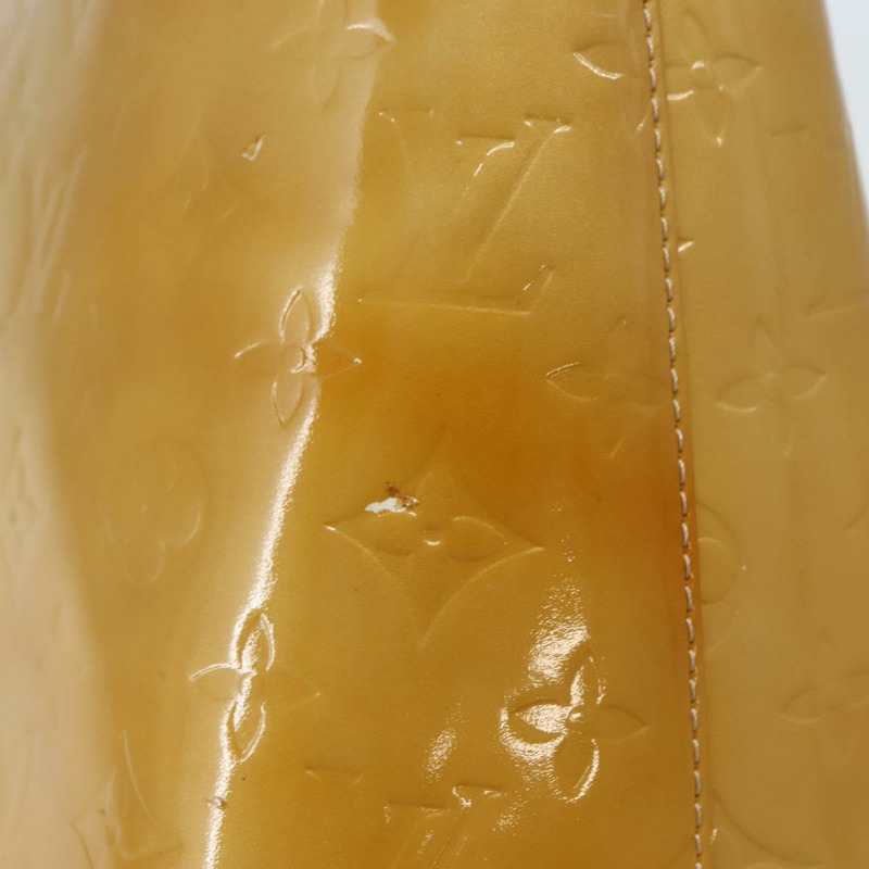 【日本直送】路易威登 Monogram Vernis Houston 手提包 米色 M91004 LV Auth hk3041-4