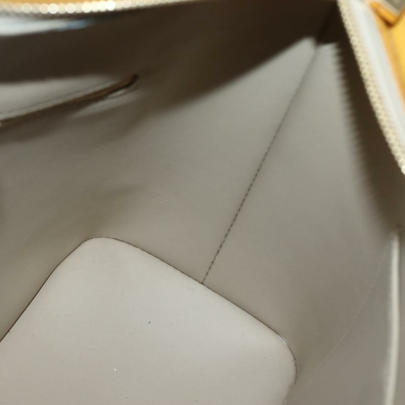 【日本直送】路易威登 Monogram Vernis Houston 手提包 米色 M91004 LV Auth hk3041-18