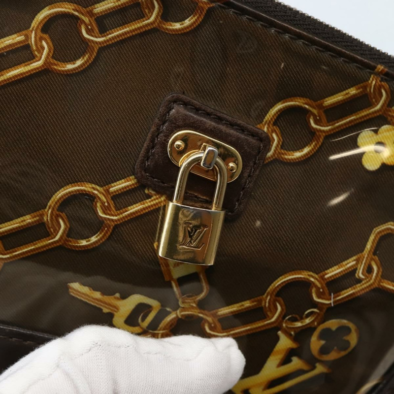 【日本直送】路易威登 Monogram Charm Pochette Plat 零錢包 棕色 LV 正品 143092-8