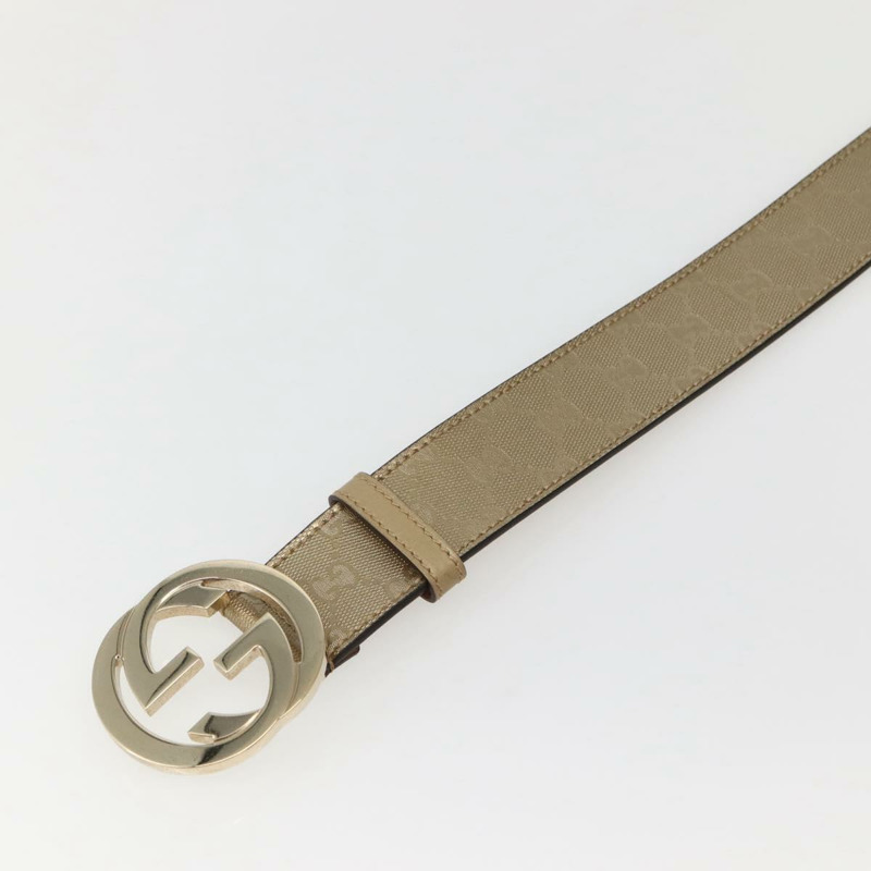 【日本直送】GUCCI GG 互扣式腰帶 37 吋 金色 114876 授權碼 143201-4