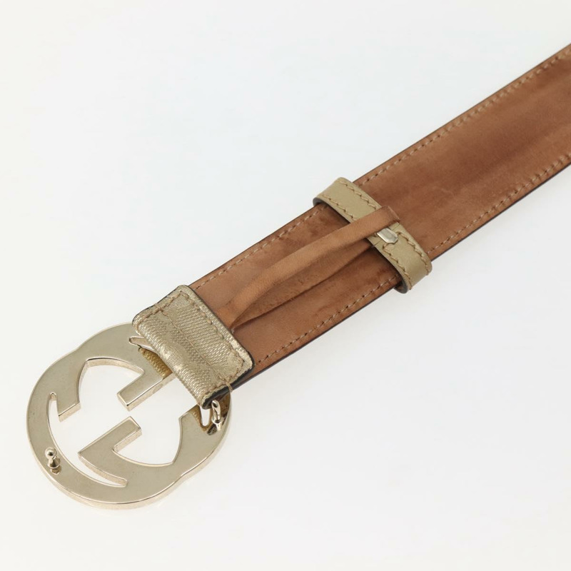 【日本直送】GUCCI GG 互扣式腰帶 37 吋 金色 114876 授權碼 143201-8