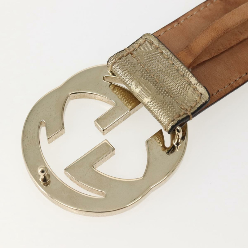 【日本直送】GUCCI GG 互扣式腰帶 37 吋 金色 114876 授權碼 143201-9