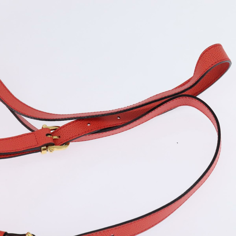 【日本直送】CELINE 皮革雙肩包 橘色 金色 正品 BA5897-6