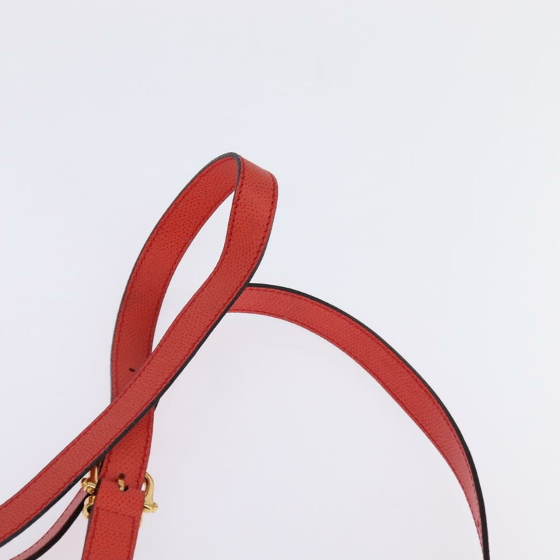 【日本直送】CELINE 皮革雙肩包 橘色 金色 正品 BA5897-7